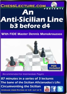 An Anti-Sicilian Line- b3 before d4